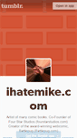 Mobile Screenshot of ihatemike.com